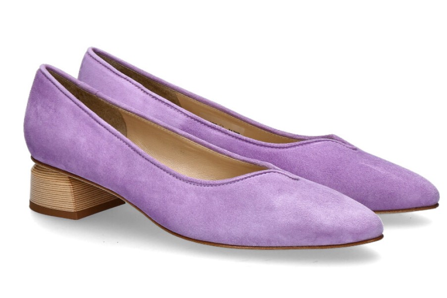 Women scarpa rossa Pumps | Brunate Pumps Flex Camoscio- Lavanda/ Flieder