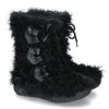 Women scarpa rossa Fur Boots | Oscar Sport Fur Boots Rosita Nero