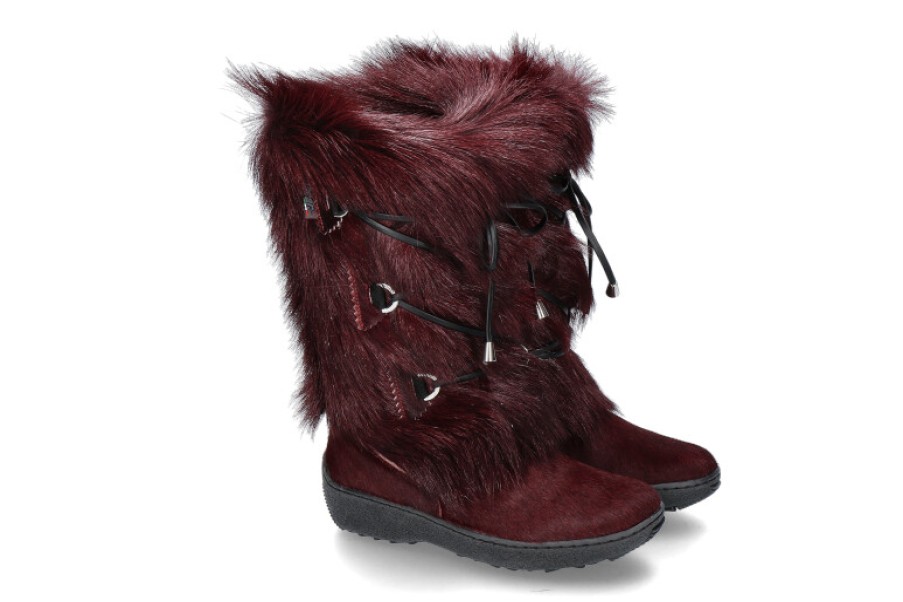 Women scarpa rossa Fur Boots | Oscar Sport Fur Boots Julia Bordo