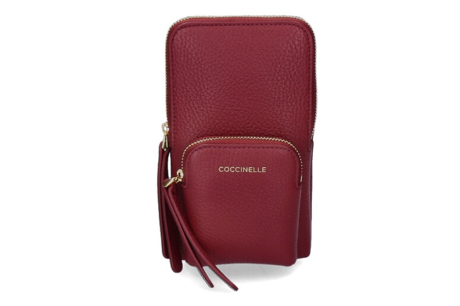 Women scarpa rossa Wallets | Coccinelle Mobile Phone Bag Pixie -Weinrot