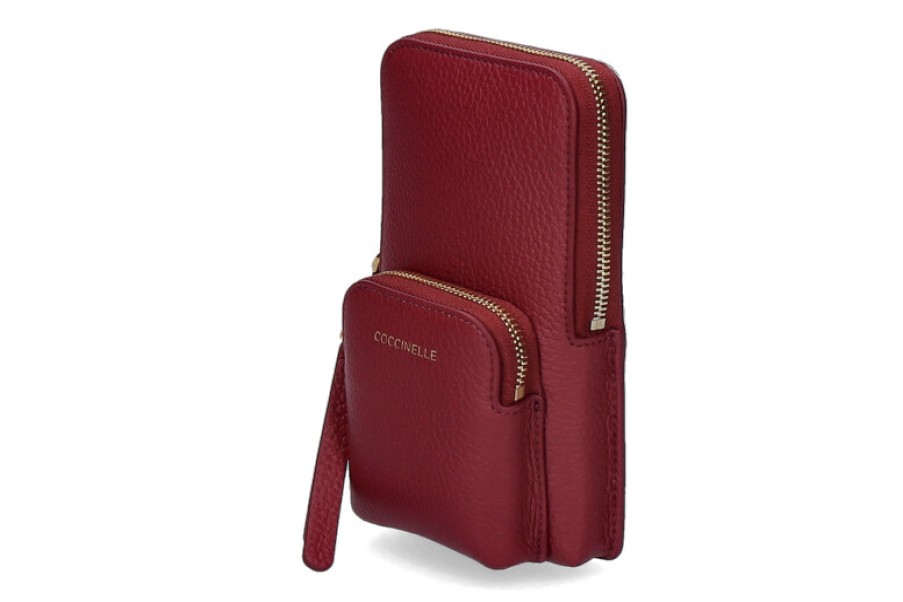 Women scarpa rossa Wallets | Coccinelle Mobile Phone Bag Pixie -Weinrot