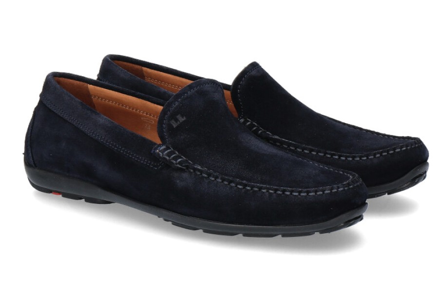 Men scarpa rossa Moccasins | Lloyd Moccasin Emilio Suede Navy