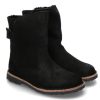 Women scarpa rossa Ankle Boots | Birkenstock Damen-Boots Gefuttert Uppsala Shearling Schmal- Black