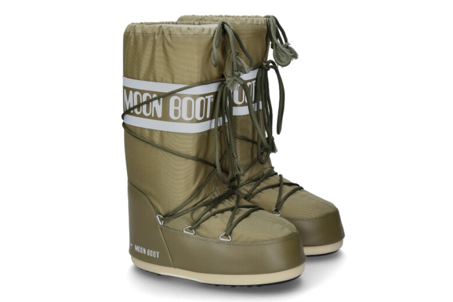 Women scarpa rossa Boots | Moon Boot Boots Nylon Khaki