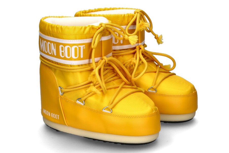 Women scarpa rossa Boots | Moon Boot Snowboot Icon Low Nylon- Yellow