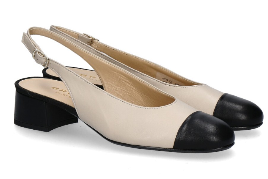 Women scarpa rossa Pumps | Brunate Slingpumps Flex Nappa- Nero/Moon