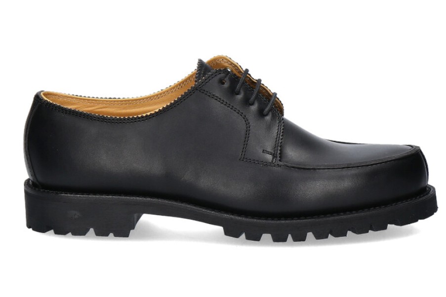 Men scarpa rossa Oxfords | Ludwig Reiter Lace-Up Norweger Juchtenleder Schwarz