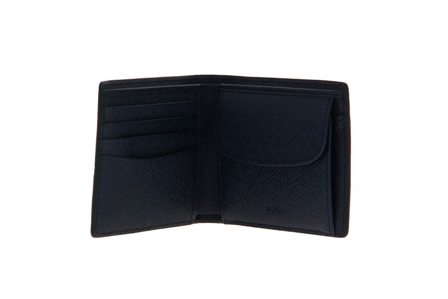 Men scarpa rossa Wallets | Hugo Boss Wallet Signature Dark Blu