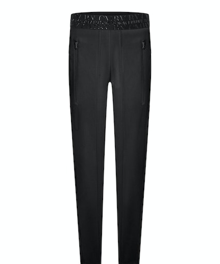 Women scarpa rossa Pants | Cambio Trousers Jordi Seam Techno Stretch -Black