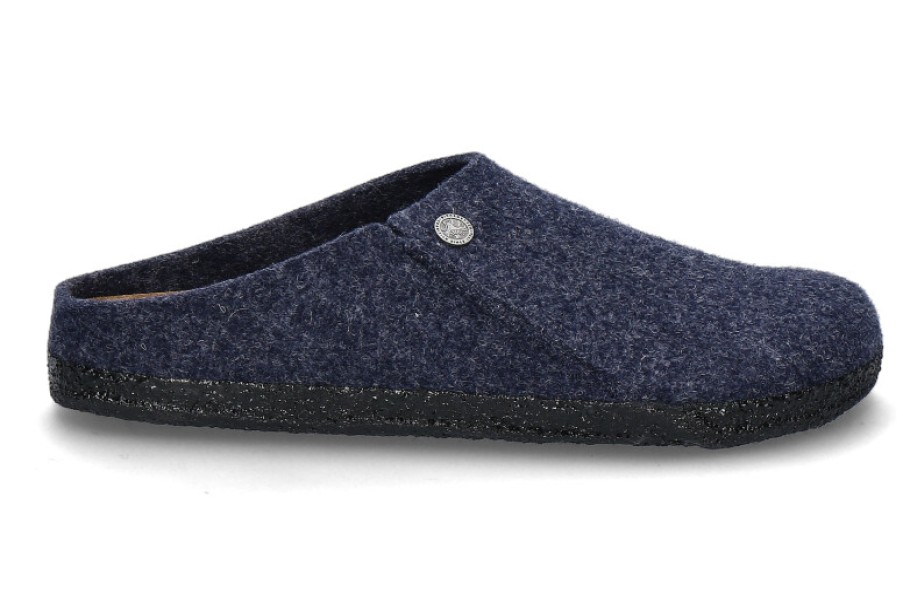 Men scarpa rossa House Slippers | Birkenstock Herren-Hausschuh Zermatt Normal- Dark Blue