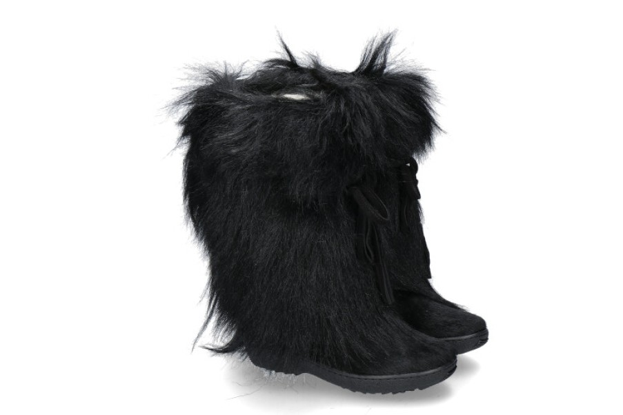 Women scarpa rossa Fur Boots | Oscar Sport Fur Boots Scarlet Nero