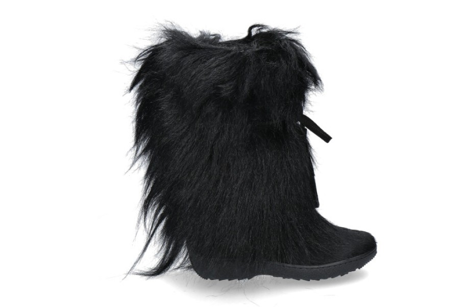 Women scarpa rossa Fur Boots | Oscar Sport Fur Boots Scarlet Nero