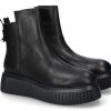 Women scarpa rossa Platform Shoes | Agl Attilio Giusti Leombruni Boots Nappa Nero