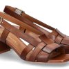 Women scarpa rossa Sandals | Santoni Sandale Venere- Mittelbraun