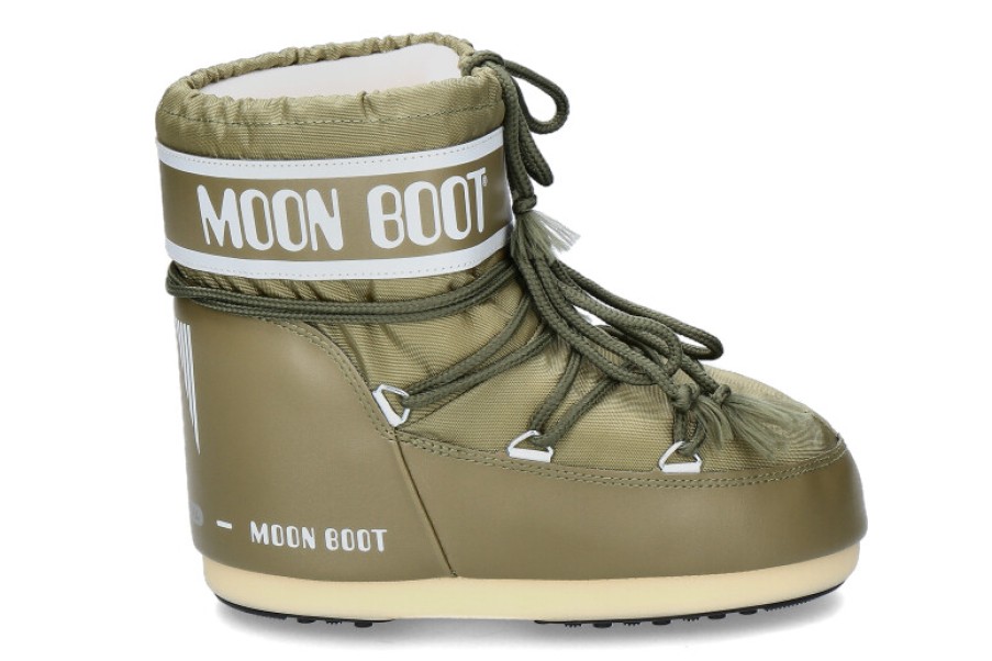 Women scarpa rossa Booties | Moon Boot Snowboots Icon Low Nylon Khaki