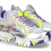 Women scarpa rossa Sneakers | Cljd Sneaker F033- Violett/Silver/Yellow