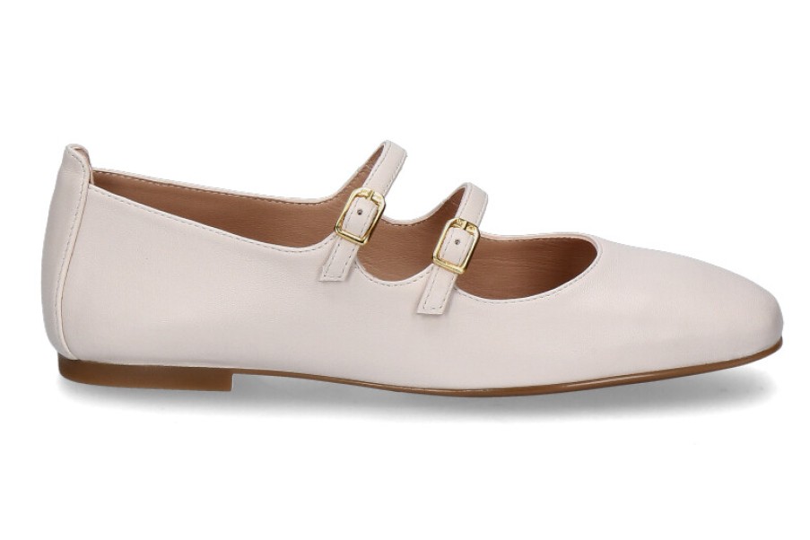 Women scarpa rossa Ballet Flats | Unisa Ballerina Berley Nappa- Ivory