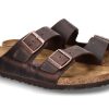 Men scarpa rossa House Slippers | Birkenstock Mules Arizona Normal Fettleder Habana