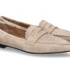 Women scarpa rossa Flats | Pomme D'Or Slipper Grace 0811 Camoscio- Desert