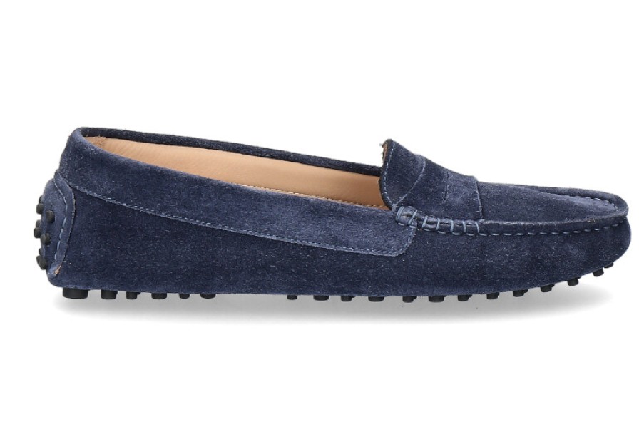 Women scarpa rossa Moccasins | Scarparossa Slipper Gomera Velour Midnight