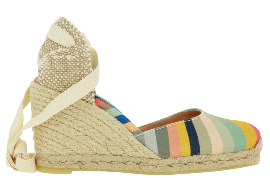 Women scarpa rossa Espadrilles | Castaner Wedge Sandals Carina Multicolor