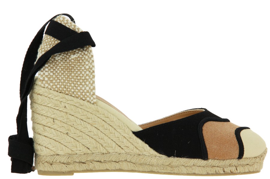 Women scarpa rossa Espadrilles | Castaner Wedge Sandals Casey Tostado Multicolor