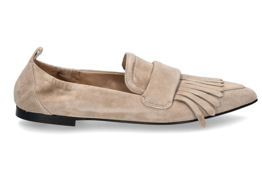 Women scarpa rossa Flats | Pomme D'Or Slipper Grace Camoscio- Desert