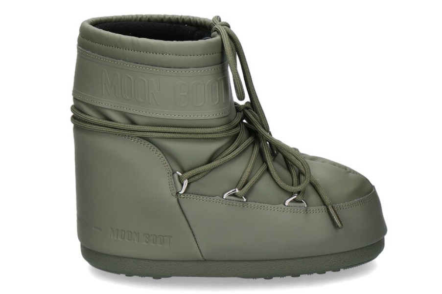 Women scarpa rossa Booties | Moon Boot Snow Boots Icon Low Rubber Khaki