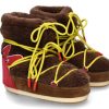 Women scarpa rossa Boots | Moon Boot Snowboot Icon Light-Low M-Patch- Braun