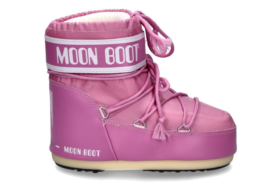 Women scarpa rossa Booties | Moon Boot Snow Boots Icon Low Nylon Pink